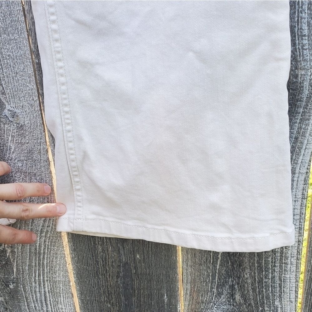 ZARA basic  denim ivory jeans - Picture 12 of 16